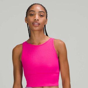 SOLD Lululemon Power Pivot Tank Top *Rib Sonic Pink